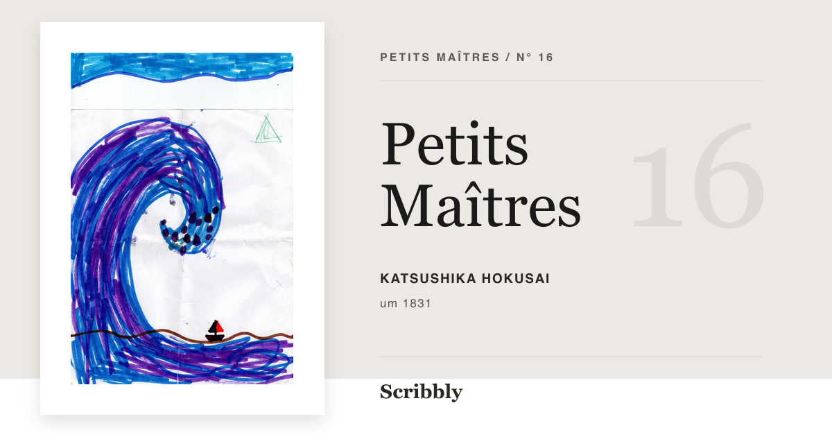Illustration de galerie Petits Maîtres inspirée d'une œuvre libre de droits de Katsushika Hokusai.