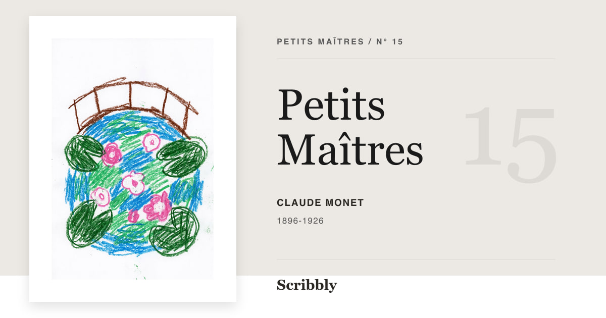 Illustration de galerie Petits Maîtres inspirée d'une œuvre libre de droits de Claude Monet.