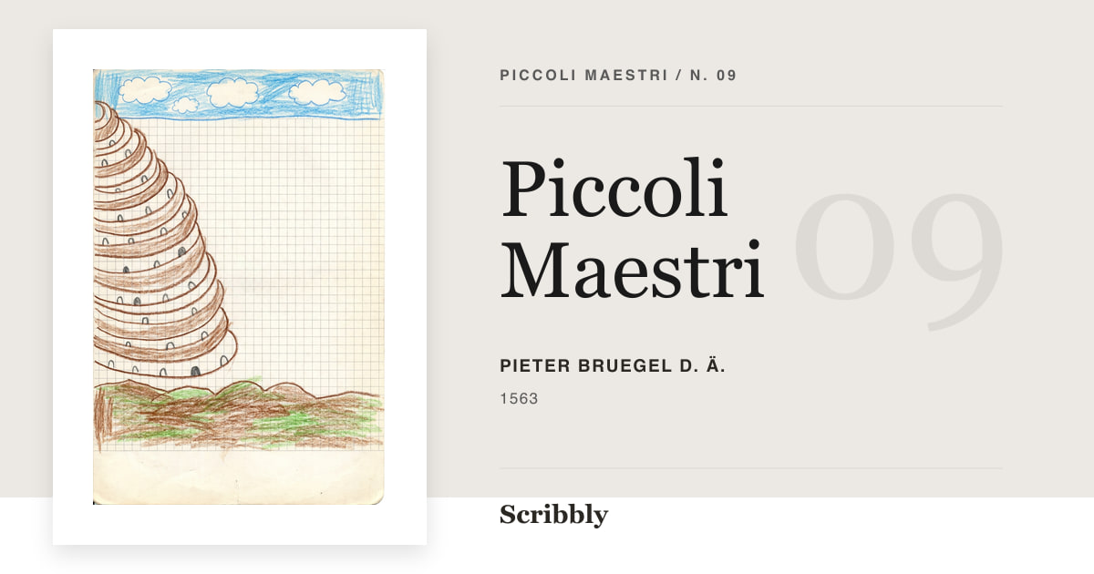 Illustrazione da galleria Piccoli Maestri ispirata a un'opera di pubblico dominio di Pieter Bruegel d. Ä..