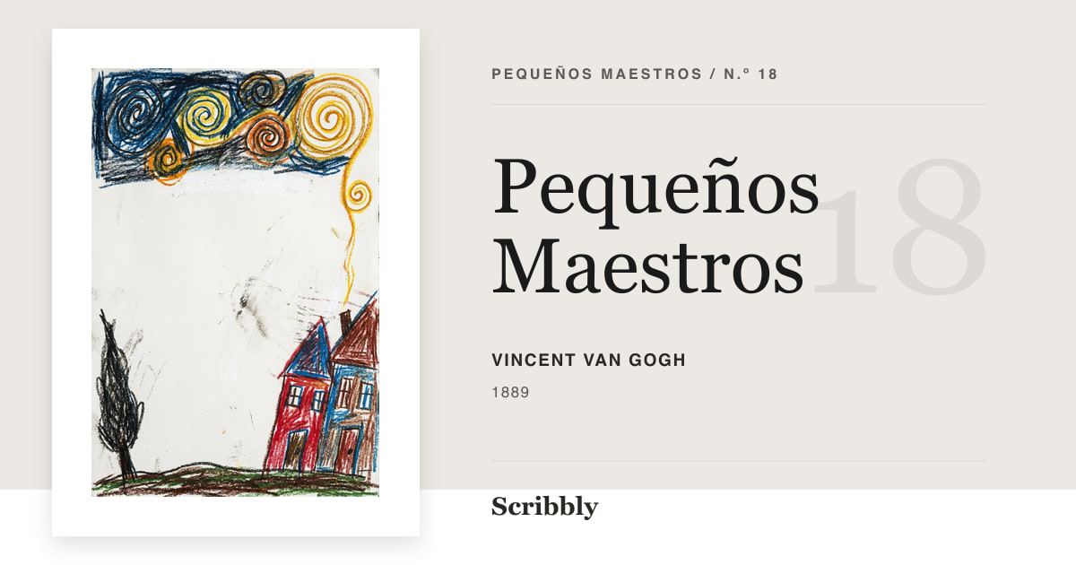 Ilustración de galería Pequeños Maestros inspirada en una obra de dominio público de Vincent van Gogh.
