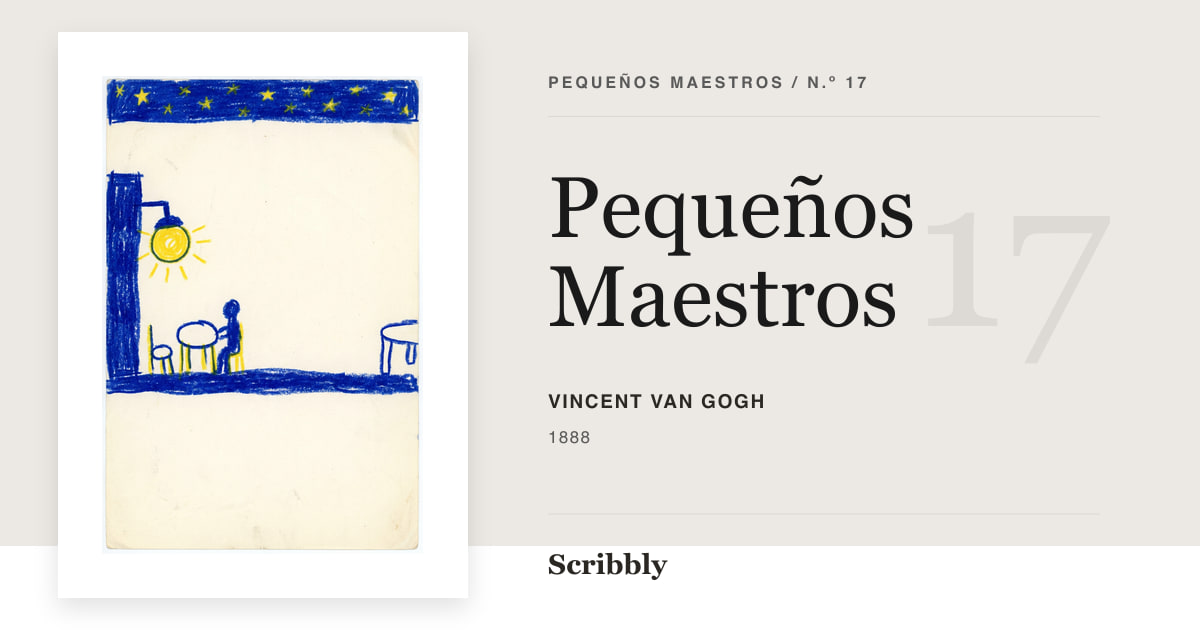 Ilustración de galería Pequeños Maestros inspirada en una obra de dominio público de Vincent van Gogh.