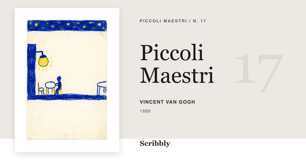 Illustrazione da galleria Piccoli Maestri ispirata a un'opera di pubblico dominio di Vincent van Gogh.