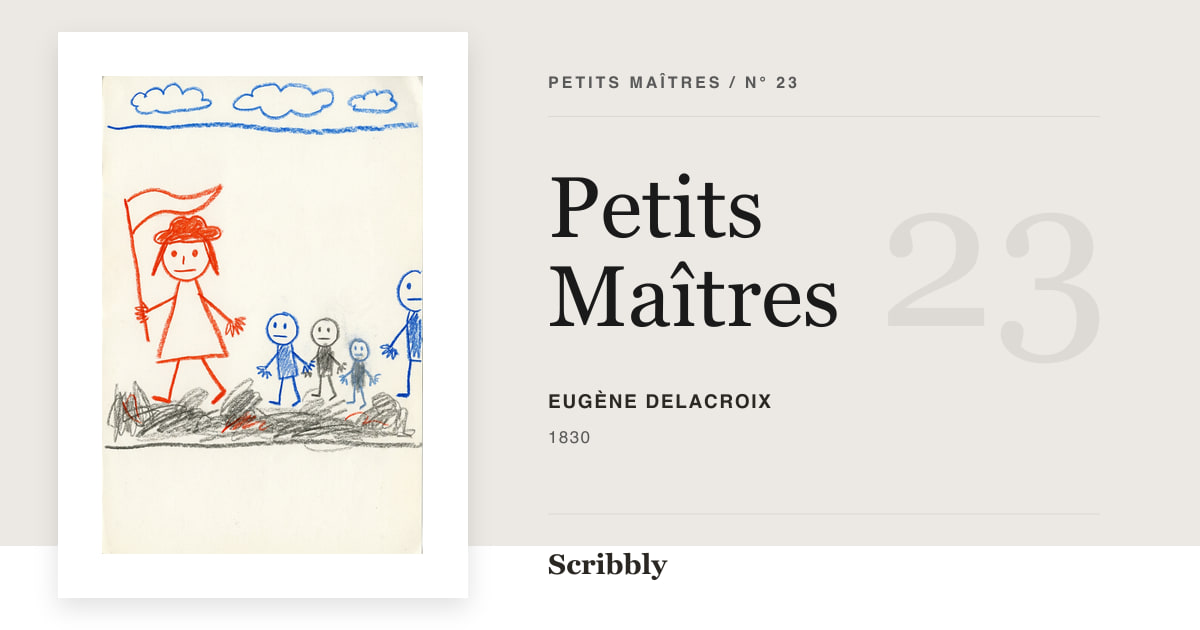 Illustration de galerie Petits Maîtres inspirée d'une œuvre libre de droits de Eugène Delacroix.
