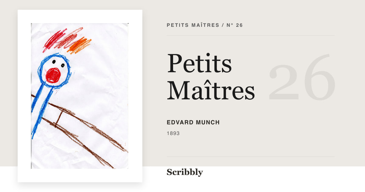 Illustration de galerie Petits Maîtres inspirée d'une œuvre libre de droits de Edvard Munch.