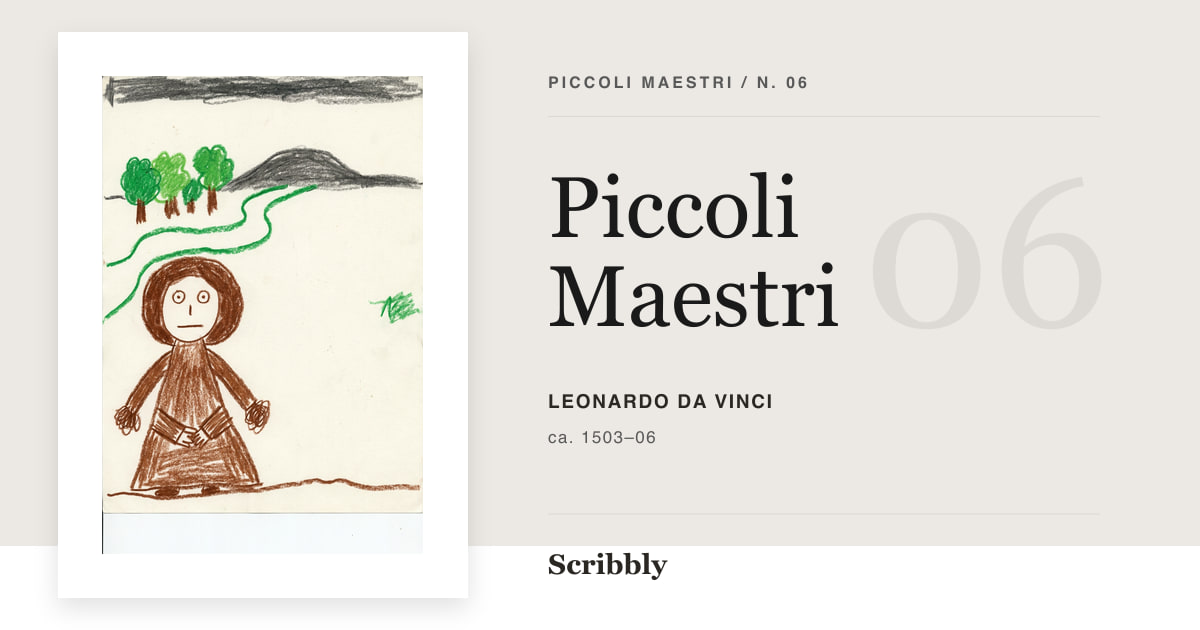 Illustrazione da galleria Piccoli Maestri ispirata a un'opera di pubblico dominio di Leonardo da Vinci.